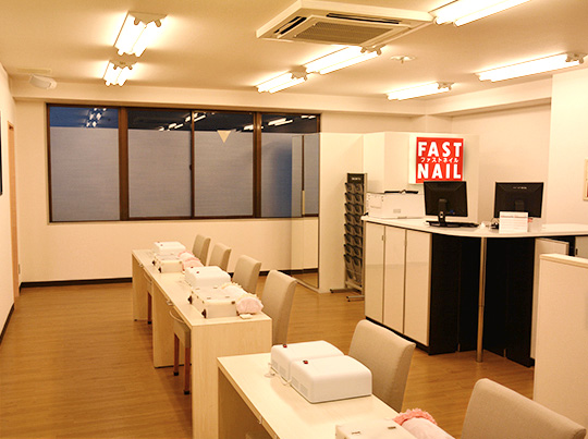 FASTNAIL 八王子店のサロンの様子